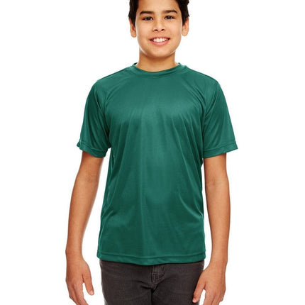 UltraClub 8420Y: Youth Cool & Dry Sport Performance Interlock T-Shirt