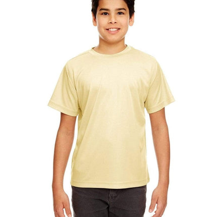 UltraClub 8420Y: Youth Cool & Dry Sport Performance Interlock T-Shirt