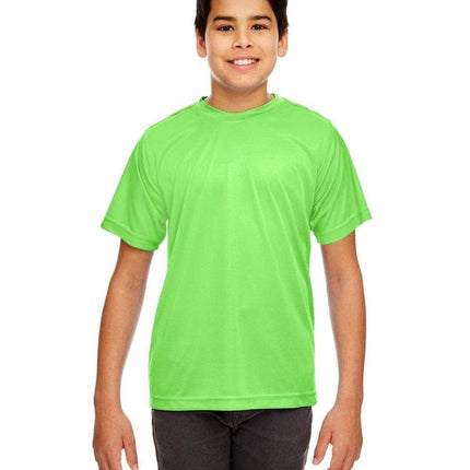 UltraClub 8420Y: Youth Cool & Dry Sport Performance Interlock T-Shirt
