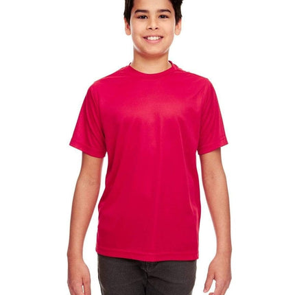 UltraClub 8420Y: Youth Cool & Dry Sport Performance Interlock T-Shirt