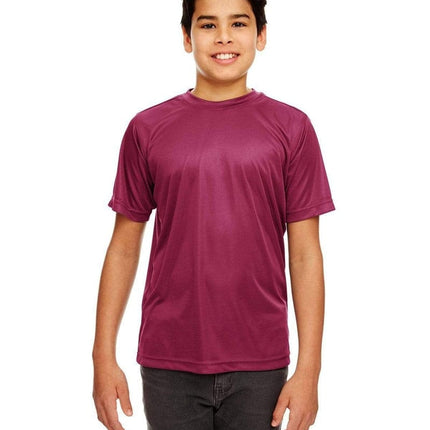 UltraClub 8420Y: Youth Cool & Dry Sport Performance Interlock T-Shirt
