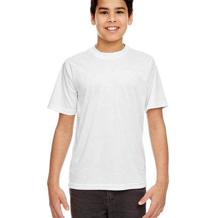 UltraClub 8420Y: Youth Cool & Dry Sport Performance Interlock T-Shirt