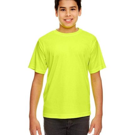 UltraClub 8420Y: Youth Cool & Dry Sport Performance Interlock T-Shirt