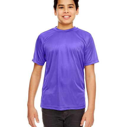 UltraClub 8420Y: Youth Cool & Dry Sport Performance Interlock T-Shirt