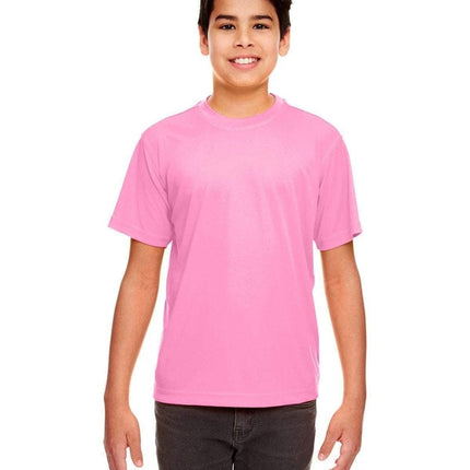 UltraClub 8420Y: Youth Cool & Dry Sport Performance Interlock T-Shirt