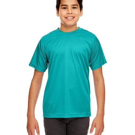 UltraClub 8420Y: Youth Cool & Dry Sport Performance Interlock T-Shirt, Extended Colors 2