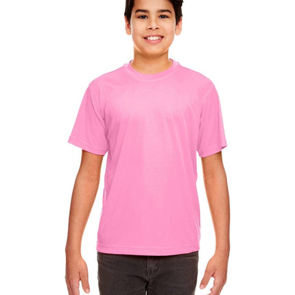 UltraClub 8420Y: Youth Cool & Dry Sport Performance Interlock T-Shirt
