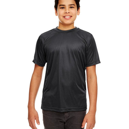 UltraClub 8420Y: Youth Cool & Dry Sport Performance Interlock T-Shirt