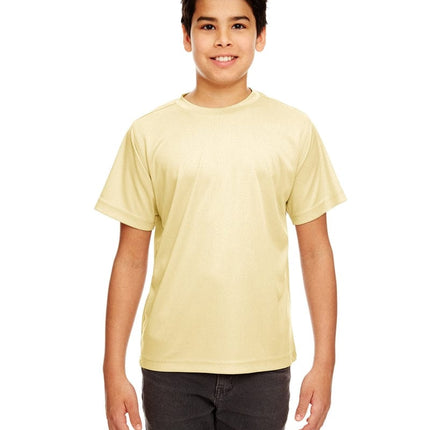 UltraClub 8420Y: Youth Cool & Dry Sport Performance Interlock T-Shirt