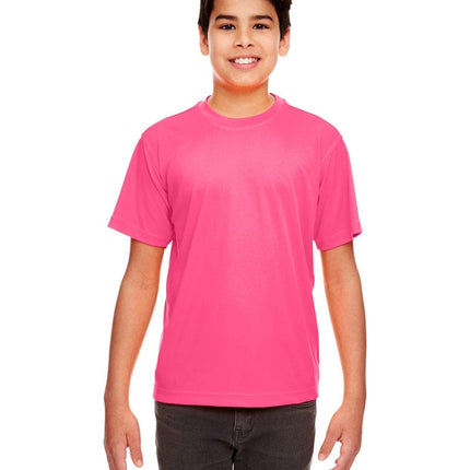 UltraClub 8420Y: Youth Cool & Dry Sport Performance Interlock T-Shirt, Extended Colors 2