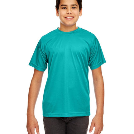 UltraClub 8420Y: Youth Cool & Dry Sport Performance Interlock T-Shirt, Extended Colors 2