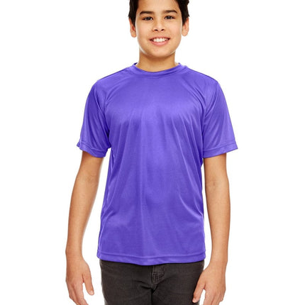 UltraClub 8420Y: Youth Cool & Dry Sport Performance Interlock T-Shirt