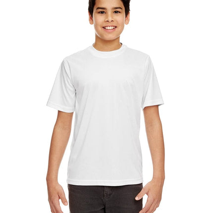 UltraClub 8420Y: Youth Cool & Dry Sport Performance Interlock T-Shirt