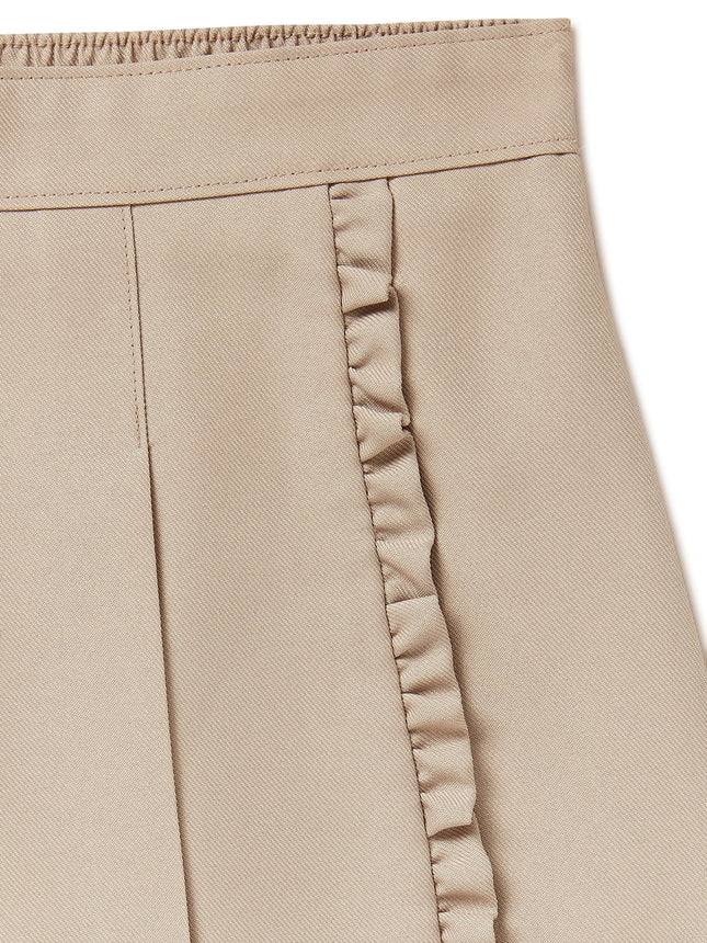 Wonder Nation Girls School Uniform Pleated Ruffle Scooter Skirt, Sizes 4-16 & 8-18 Plus