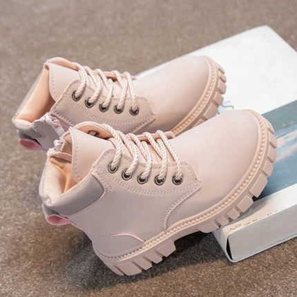 Autumn & Winter New Arrival Girls'  Boots, Casual & Comfortable Shoes For Students, High-Top Boots For Big Kids, Street Style Motorcycle Short Boots For Boys