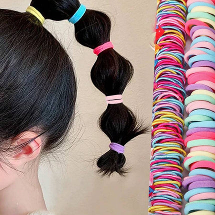 267pcs Kids Girls Multicolor Hair Scrunchies, Bow Hair Clips, Rabbit Ears Headbands, Hair Ties, Cute Hair Accessories Set