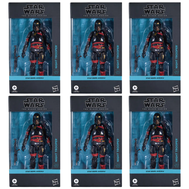 Star Wars The Black Series Night Trooper ARMY BUILDER CASE OF 6 Kids in Boots