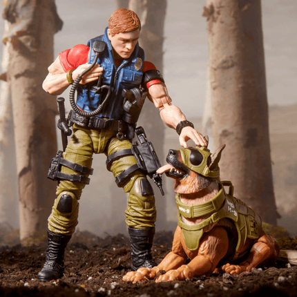 G.I. Joe Classified Series #157 Christopher "Law" Lavigne & "Order" (German Shepherd Dog) Kids in Boots