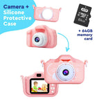 LightPink / Camera + Silicone Cat Case