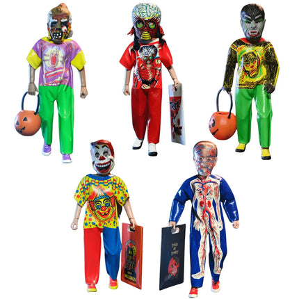NECA Ben Cooper Costumes Series 6 Set of 5 (6" Clothed Figures) Kids in Boots