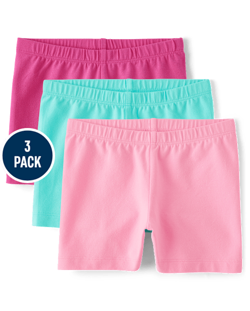 Girls Cartwheel Shorts 3-Pack - pinkGirls Cartwheel Shorts 3-Pack - pink