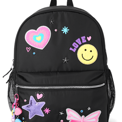 Girls Icon Patch Backpack - multiGirls Icon Patch Backpack - multi