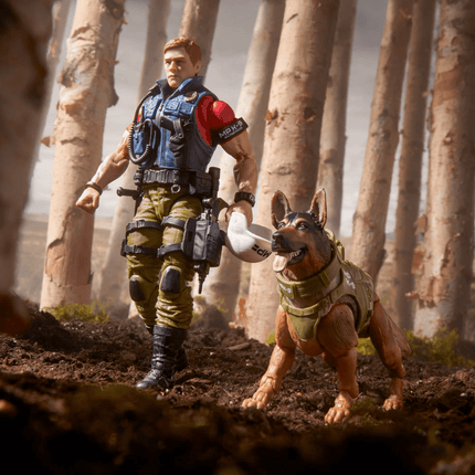 G.I. Joe Classified Series #157 Christopher "Law" Lavigne & "Order" (German Shepherd Dog) Kids in Boots