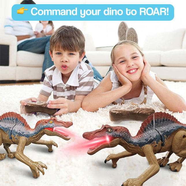 Remote Control Dinosaur with Lights, Sound & Motion