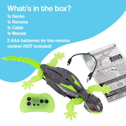 Gecko Prankster Wall-Scaling Remote Control Robot