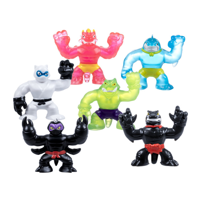 Heroes of Goo Jit Zu Minis Mega 6 Pack 2.5 inch Mini Heroes Ages 4+