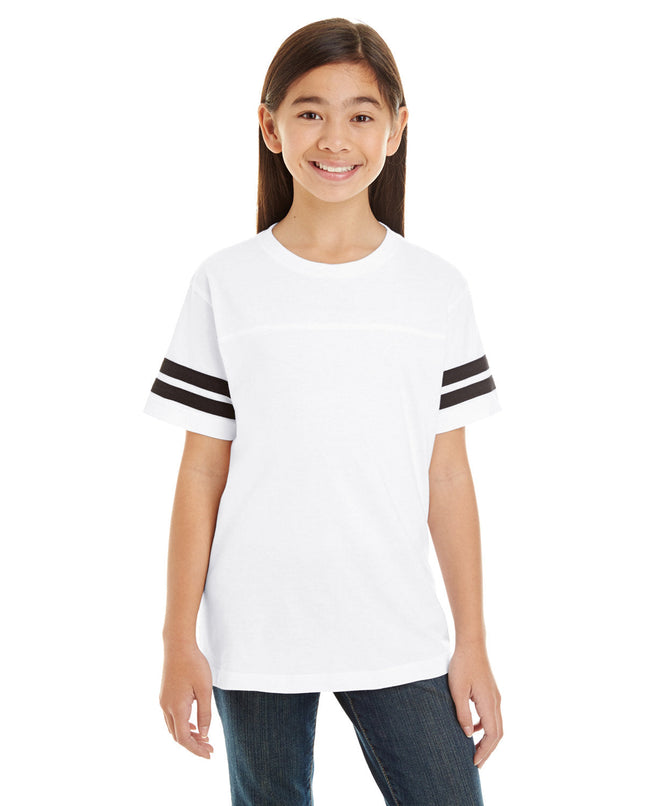 LAT 6137: Youth Football Fine Jersey T-Shirt