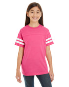 LAT 6137: Youth Football Fine Jersey T-Shirt