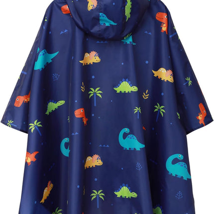 Lightweight Kids Rain Poncho Jacket Waterproof Outwear Rain Coat