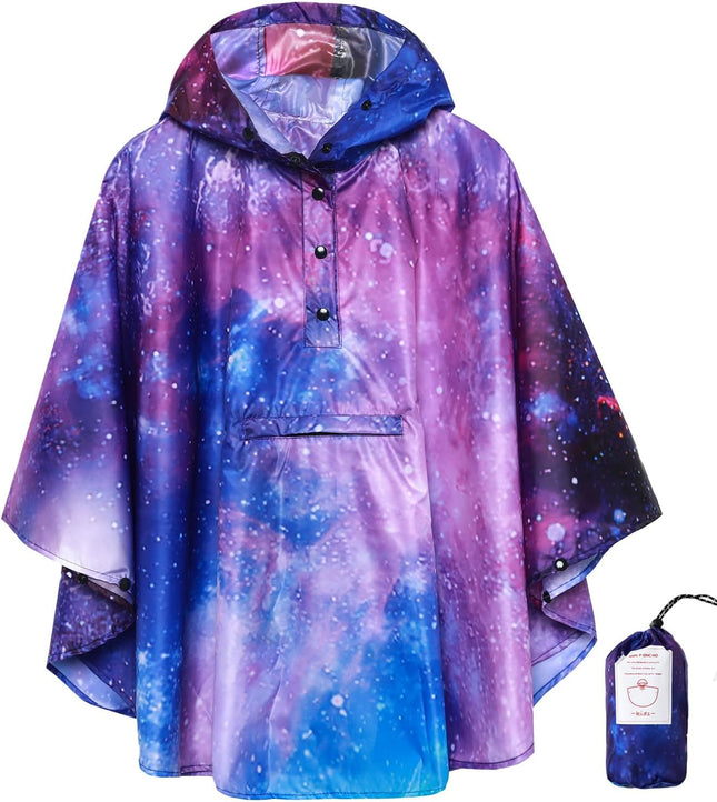 Lightweight Kids Rain Poncho Jacket Waterproof Outwear Rain Coat