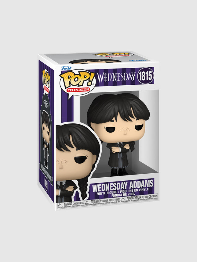 Wednesday Addams in Black Coat Funko Pop! Figure