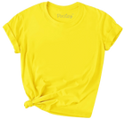 Girls Solid Color Short Sleeve T-Shirt