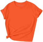 Girls Solid Color Short Sleeve T-Shirt