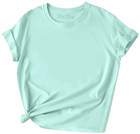 Girls Solid Color Short Sleeve T-Shirt