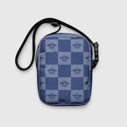 Bridgerton Bee Checkered Crossbody Bag