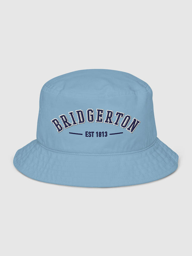 Bridgerton Varsity Bucket Hat [Slate Blue]