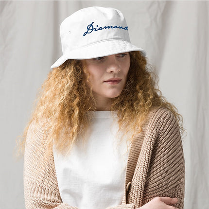 Bridgerton Diamond Embroidered Bucket Hat