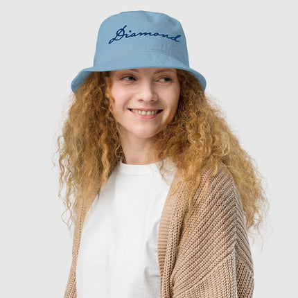 Bridgerton Diamond Embroidered Bucket Hat