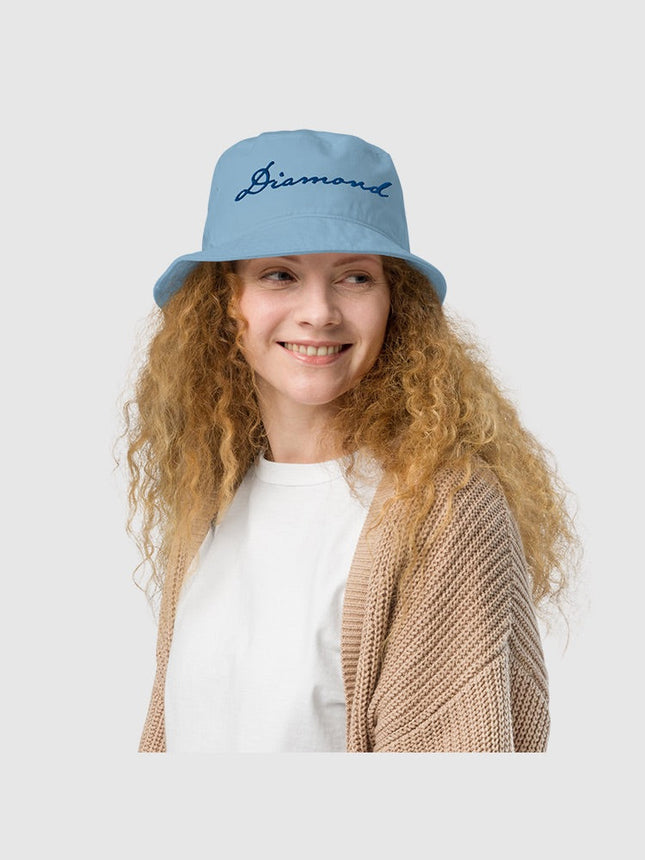 Bridgerton Diamond Embroidered Bucket Hat