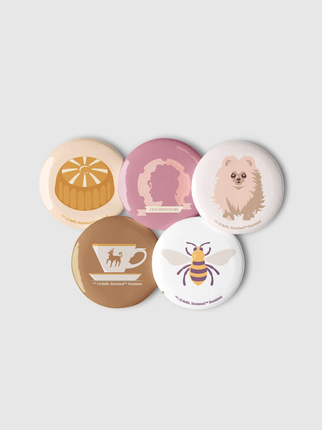 Bridgerton Icons 5 Pin Set