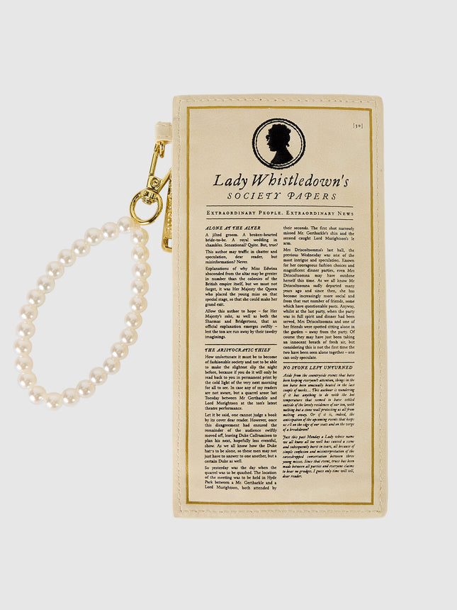 Bridgerton Loungefly Exclusive Lady Whistledown's Society Papers Card Holder