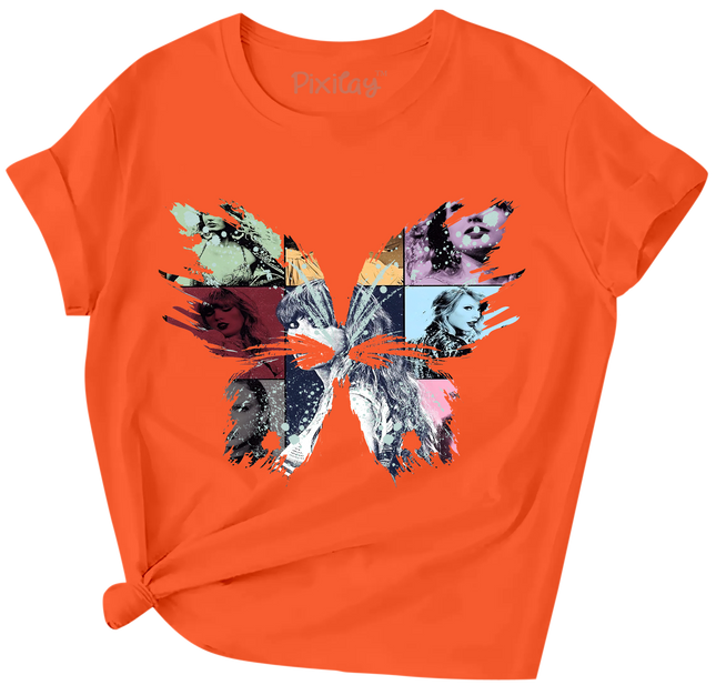 Butterfly Lover Girls Short Sleeve T-Shirt