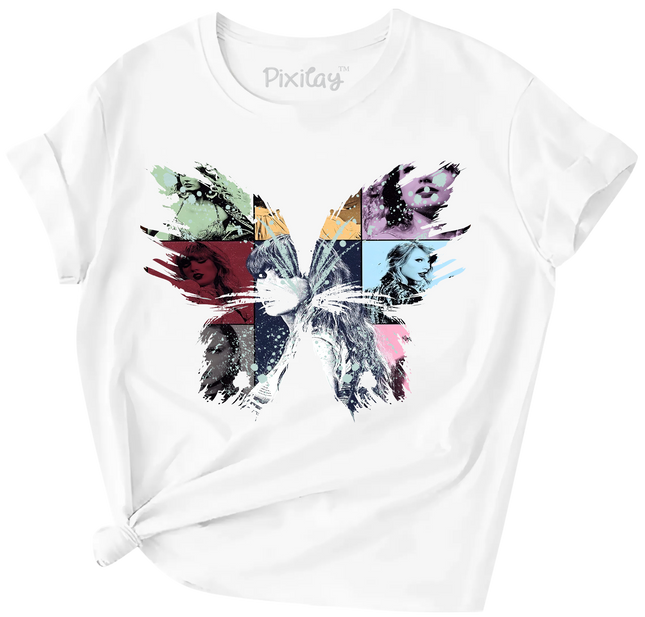 Butterfly Lover Girls Short Sleeve T-Shirt