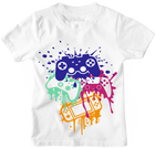 Kids Gaming Controllers Short Sleeve T-Shirt – Youth Sizes 4–18 | Bumbly Kids