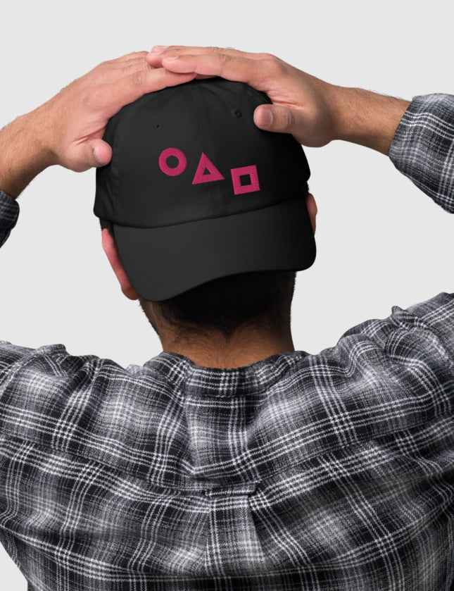 Squid Game Logos Dad Hat [Black]