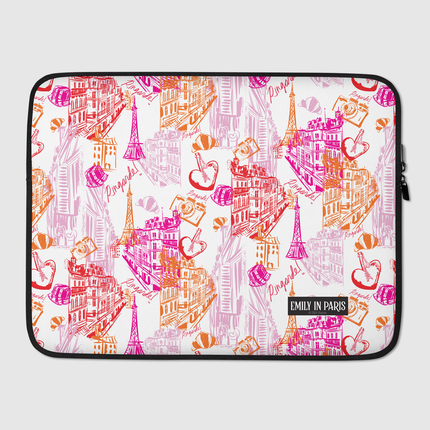 Emily in Paris City Laptop Sleeve